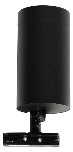 Moderné čierne bodové svetlo pre 1-fázový koľajnicový systém 70 mm - Iconic Jeana Luxe