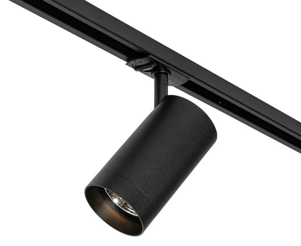 Moderné čierne bodové svetlo pre 1-fázový koľajnicový systém 70 mm - Iconic Jeana Luxe