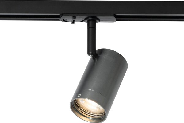Moderný reflektor Gunmetal pre 1-fázový koľajnicový systém - Iconic Jeana