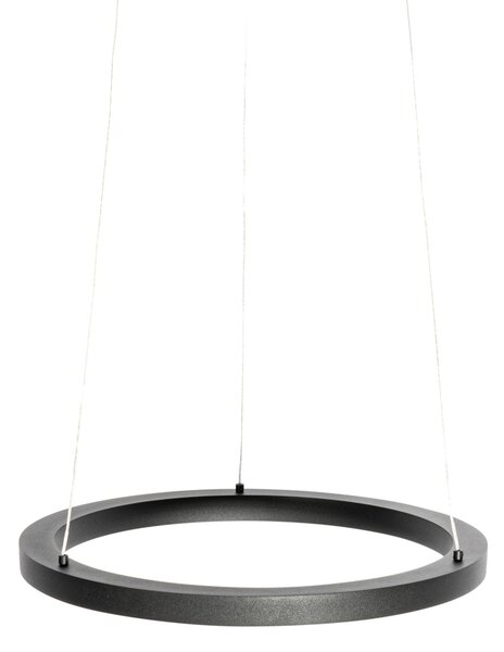 Závesné svietidlo čierne 40 cm vrátane LED 3-stupňového stmievania - Girello