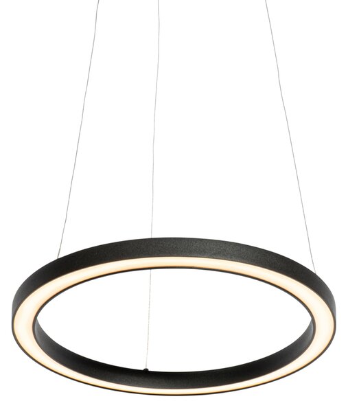 Závesné svietidlo čierne 40 cm vrátane LED 3-stupňového stmievania - Girello