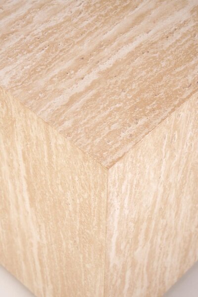 Halmar Konferenčný stolík TRAVERTINO S 45x45