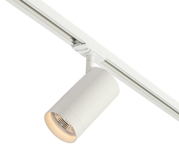 Moderný bodový reflektor biely pre 1-fázový koľajnicový systém 70 mm - Iconic Jeana Luxe