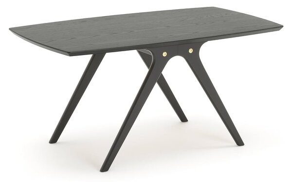 Konferenčný stolík SWING, 1100x600x520 mm, čierno morený dub