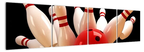 Bowling - obraz (Obraz 160x40cm)