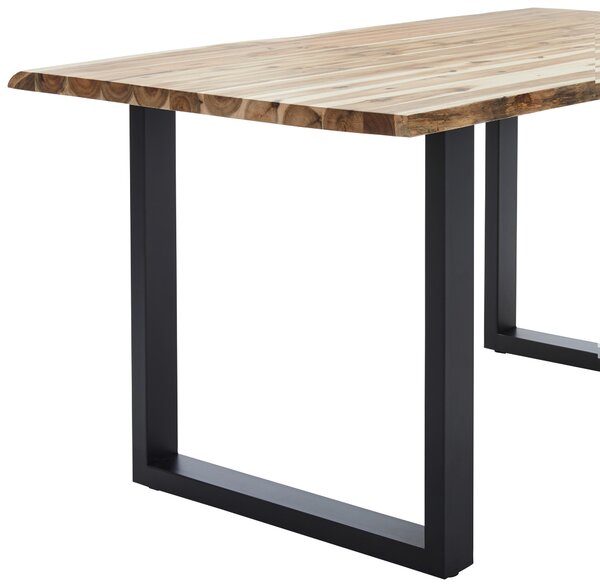 JEDÁLENSKÝ STÔL, akácia, farba akácie, 160/90/76 cm MID.YOU - Online Only jedálne, Online Only