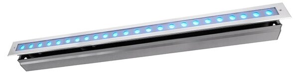 KapegoLED 730436 Zemné zápustné farebné LED svietidlo, 24V DC, 42.8W, 700lm, RGB, IP67, 1025x68x31mm