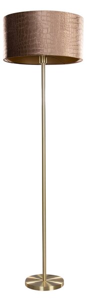 Stojacia lampa mosadz s velúrovým tienidlom krokodíl 50cm - Simplo