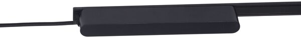 Moderný koľajnicový systém čierny 1-fázový 600 cm - Magnetic