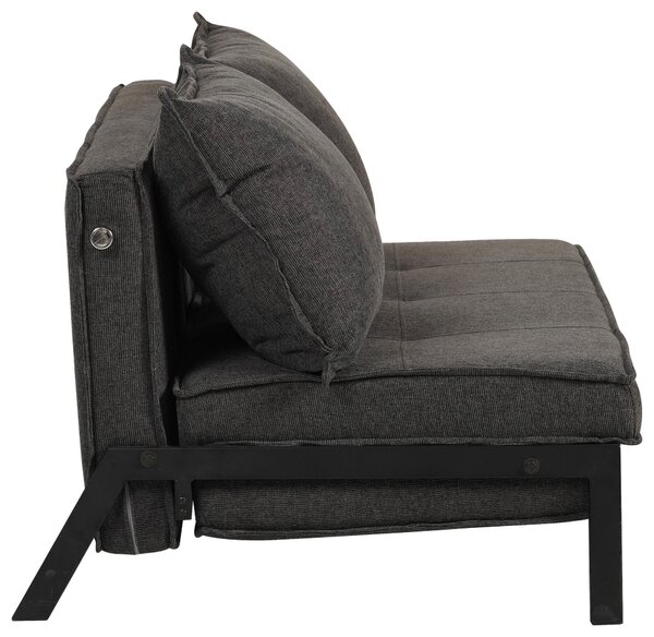 ROZKLADACIA POHOVKA, textil, tmavosivá Livetastic - Sedačky, Online Only