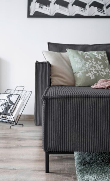 ROHOVÁ SEDAČKA, textil, sivá MID.YOU - Online Only obývacie izby, Online Only