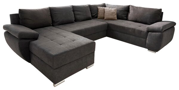 SEDACIA SÚPRAVA, textil, hnedá P & B - Sedačky, Online Only