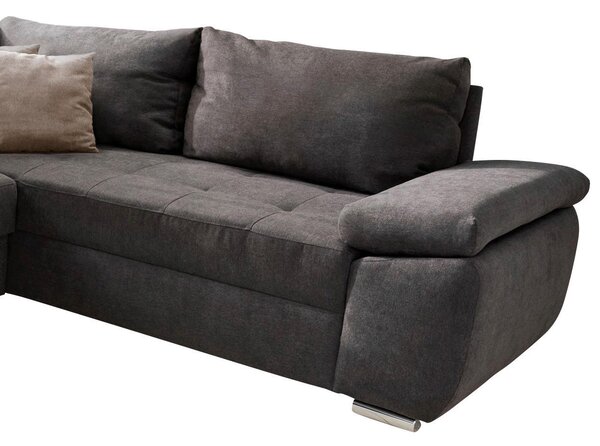 SEDACIA SÚPRAVA, textil, hnedá P & B - Sedačky, Online Only