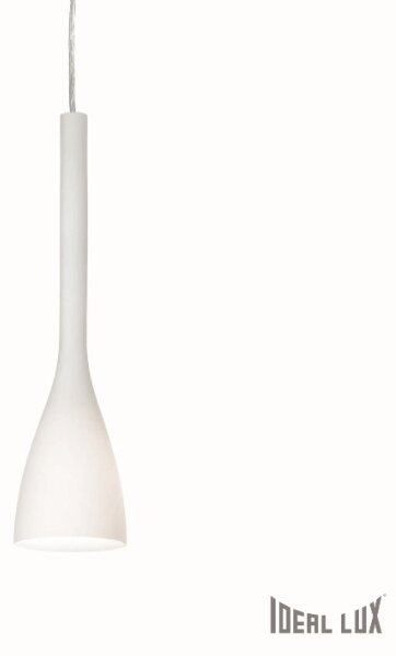 Ideal Lux 035697 Moderná závesná lampa FLUT SP1 SMALL BIANCO biela