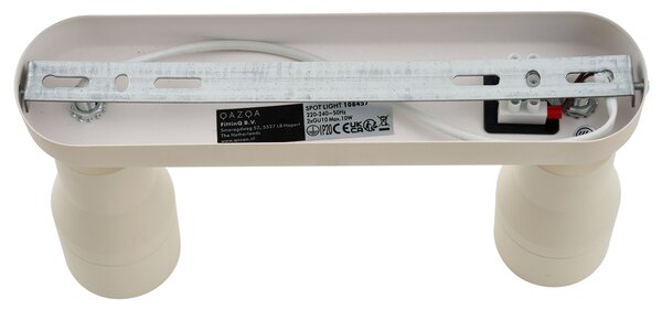 Zaoblené stropné bodové svetlo béžové GU10 50 mm 2-svetlo - Stanley
