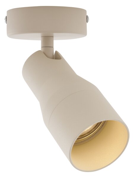 Moderné stropné bodové svetlo béžové GU10 50 mm okrúhle - Stanley