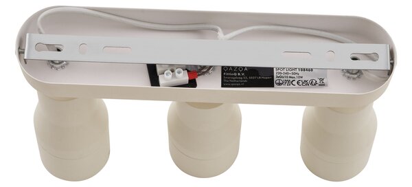 Zaoblené stropné bodové svetlo béžové GU10 50 mm 3-svetlo - Stanley