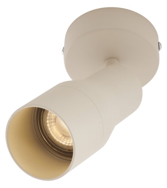 Moderné stropné bodové svetlo béžové GU10 50 mm okrúhle - Stanley