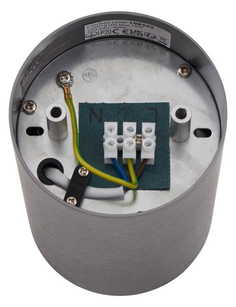 Moderné zapustené bodové svetlo tmavosivé GU10 50 mm - Deep