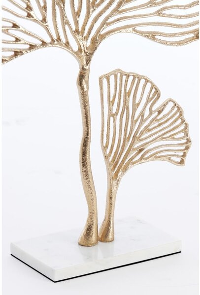 Kovová soška (výška 48 cm) Leaf – Light & Living