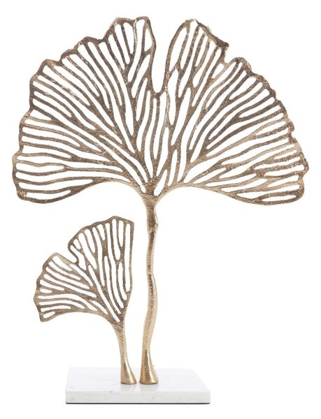 Kovová soška (výška 48 cm) Leaf – Light & Living