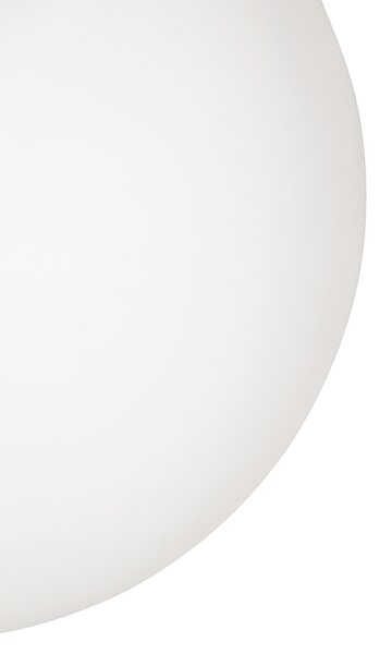 Inteligentné škandinávske závesné svietidlo zlaté s opálovým sklom 40 cm vrátane WiFi A60 - Ball 40