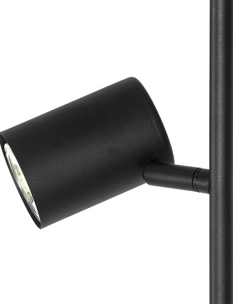 Inteligentná stojaca lampa čierna s 3 svetlami vrátane 3 Wifi GU10 50mm - Jeana