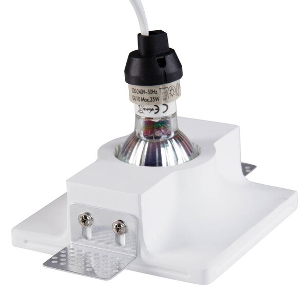 Inteligentné zapustené bodové svietidlo biele 12 cm okrúhle vrátane Wifi GU10 50 mm - Gypsy