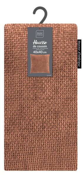 Obliečka na vankúš zo ženilky 40x40 cm Leo – douceur d'intérieur