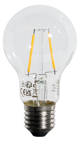 Sada 5 LED žiaroviek E27 A60 so súmrakovým senzorom 2,5 W 250 lm 2200 K