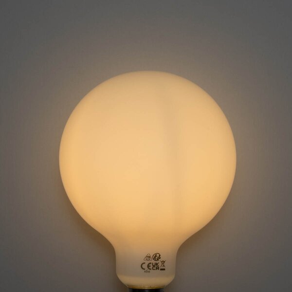 Sada 5 ks E27 3-stupňová stmievateľná LED žiarovka opálová G125 4W 450lm 2700K