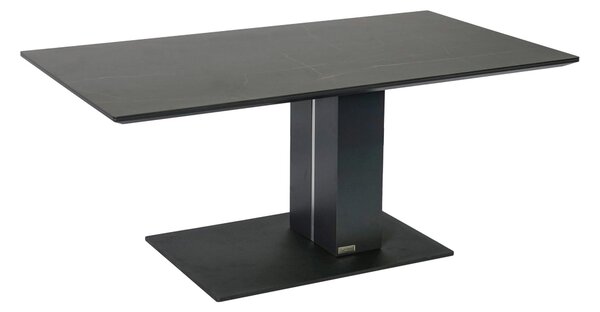 KONFERENČNÝ STOLÍK, antracitová, čierna, kov, keramika, kompozitné drevo, 110/59/47-66 cm Dieter Knoll - Stolíky do obývačky