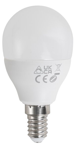 Inteligentná stmievateľná LED žiarovka E14 G45 Opál 4,9 W 470 lm 2700 – 6500 K