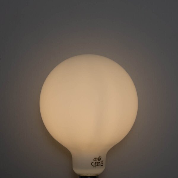 Sada 5 ks E27 3-stupňová stmievateľná LED žiarovka opálové sklo G125 4W 450lm 3000K