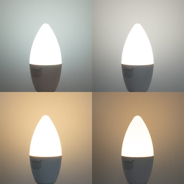 Stmievateľná LED žiarovka E14 C37 Opal 4,9 W 470 lm 2700-6500 K