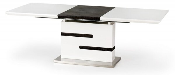 Halmar Rozkladací jedálenský stôl MONACO 160(220)x90 sivý/biely