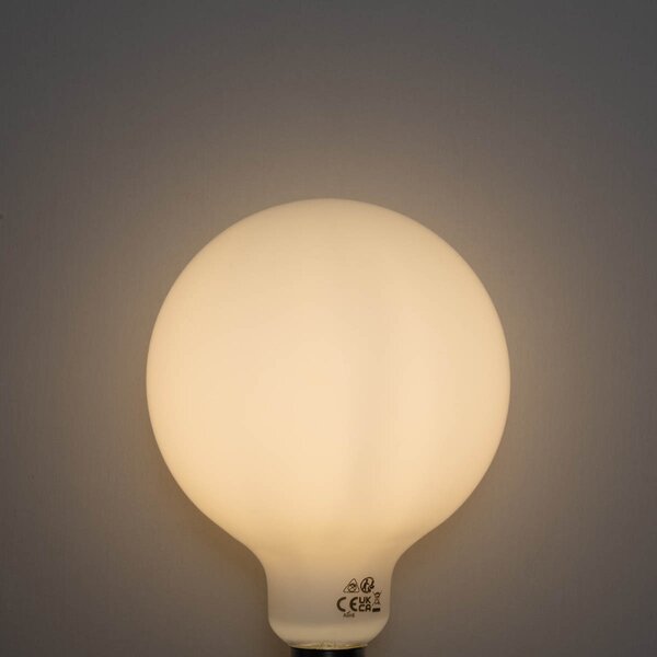 Sada 5 ks E27 3-stupňová stmievateľná LED žiarovka opálové sklo G125 4W 450lm 3000K