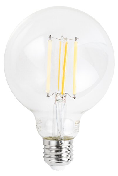 Inteligentná stmievateľná LED žiarovka E27 G95 číra 7W 806 lm 2700-6500K Zigbee