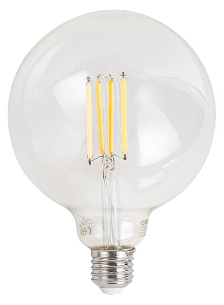 E27 Stmievateľná LED žiarovka G125 číra 7W 806 lm 2700-6500K Zigbee
