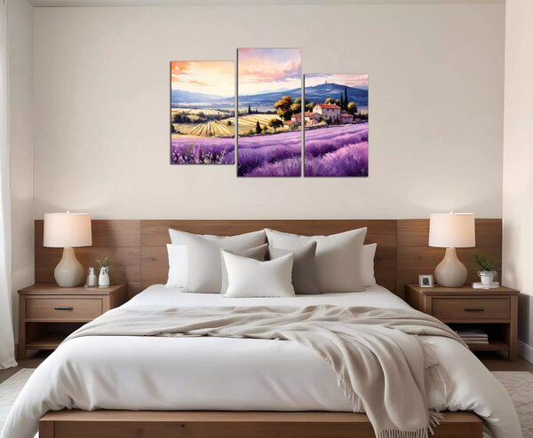 Obraz na plátne Krajinka v Provence