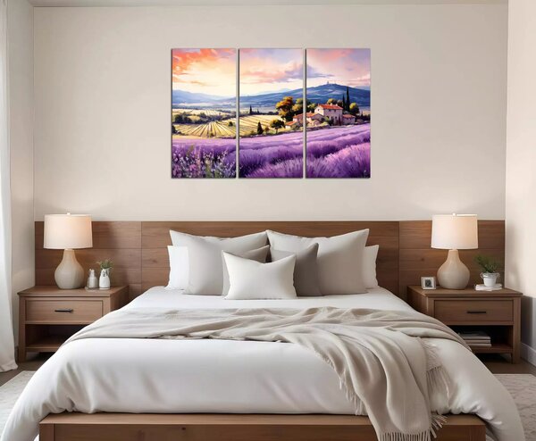 Obraz na plátne Krajinka v Provence