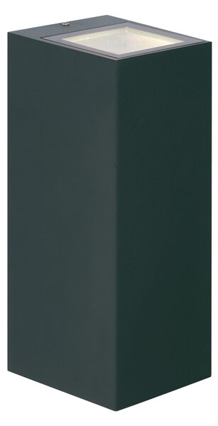 Moderné nástenné svietidlo tmavozelené 2-svetlá GU10 70mm IP54 - Baleno