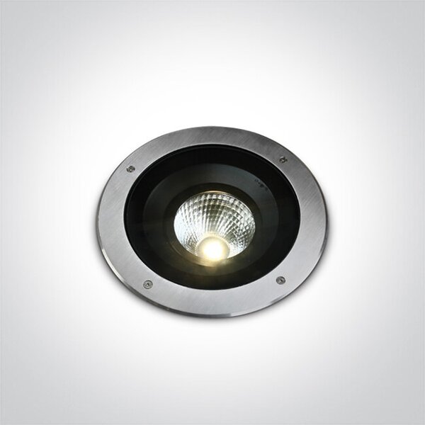 1-LIGHT 69054A/W Zemné svietidlo, COB LED, 30W, 3000K, 2000lm, 20°, IP67, 230V, stmievateľné, otočné