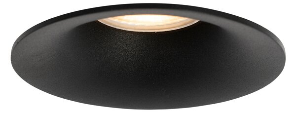 Inteligentné zapustené bodové svietidlo čierne vrátane Wifi GU10 50mm - Gijs
