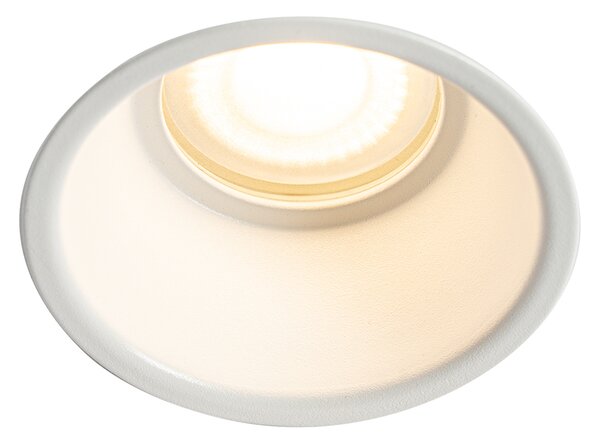 Inteligentné zapustené bodové svietidlo biele IP44 vr. Wifi GU10 50mm - Dept