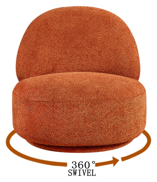 KRESLO, drevo, textil, hrdzavá Carryhome - Kreslá