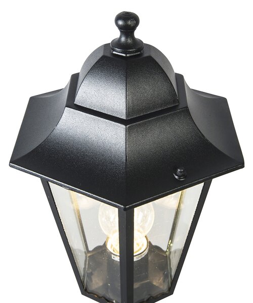Klasická vonkajšia lampa s podstavcom čierna IP44 - New Orleans
