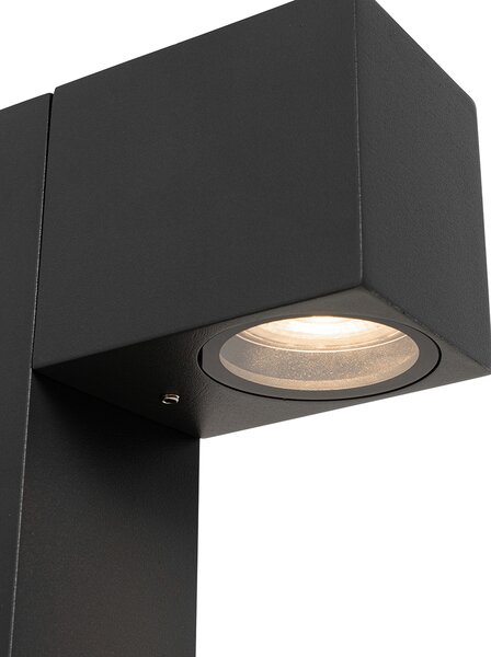 Priemyselné stojace vonkajšie svietidlo antracitové 30 cm IP44 - Baleno