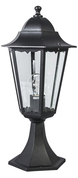 Klasická vonkajšia lampa s podstavcom čierna IP44 - New Orleans