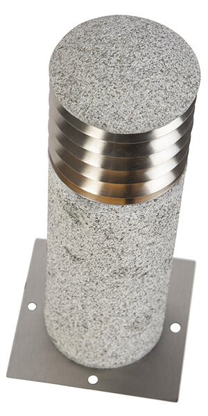 Moderná vonkajšia stojaca lampa Granit 40 cm - Happy